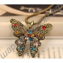 Подвеска Vintage crystal Accent Butterfly